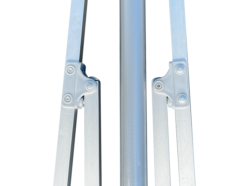 مظلة شاطئ مزخرفة بمقاس 2.8 × 2.4 م