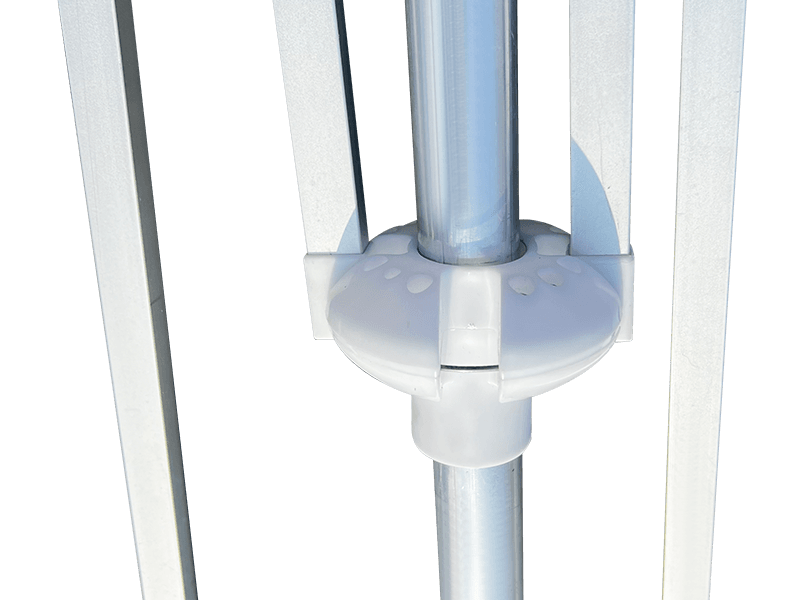 مظلة شاطئ مزخرفة بمقاس 2.8 × 2.4 م
