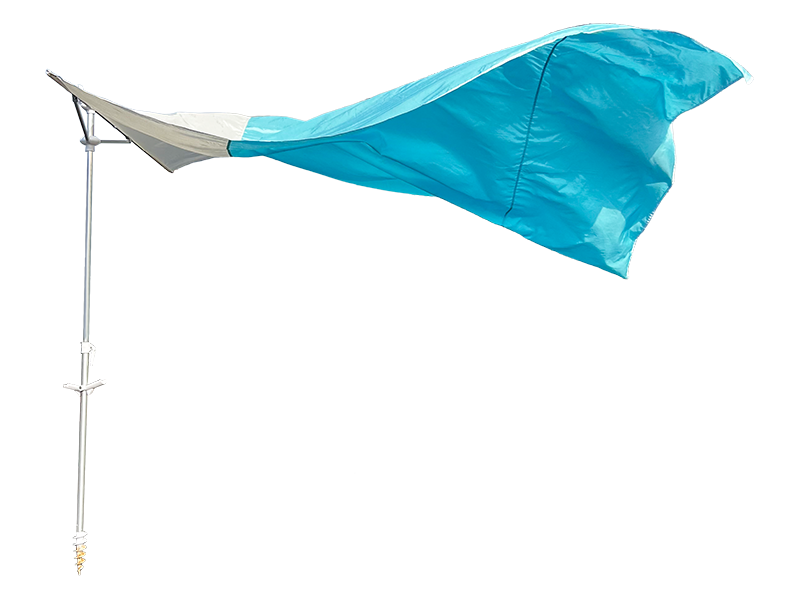 مظلة شاطئ مزخرفة بمقاس 2.8 × 2.4 م