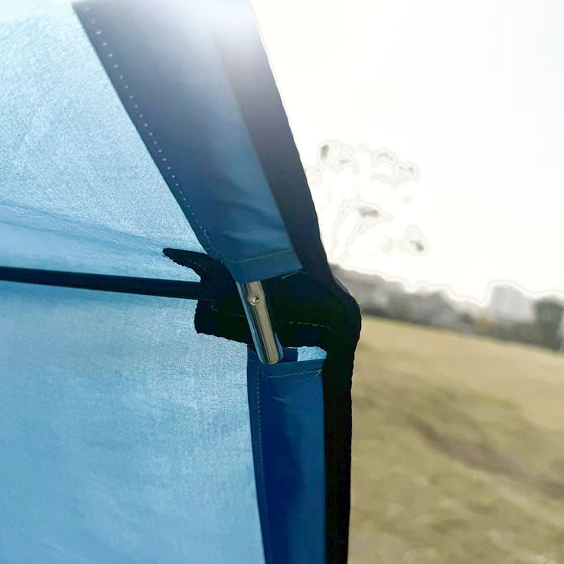 خيمة تخييم على الشاطئ في الهواء الطلق مع حصيرة أرضية متكاملة