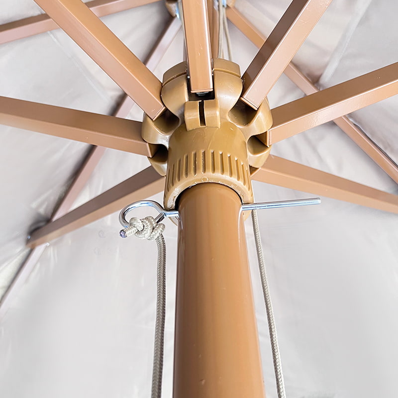 مظلة فناء من القش بطول 3 أمتار